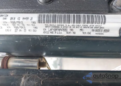 1999 Jeep Wrangler Se из США, поврежденный, VIN 1J4FY29P7XP479351